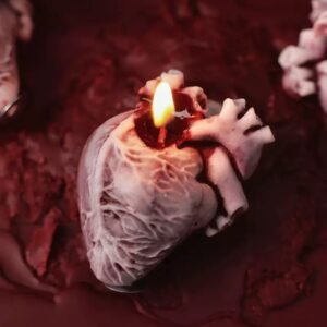 Handmade Heart Low Temperature Candle