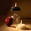 [Peach] Classic Style Rose Low Temperature Candle