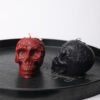 Dark Night Rose Skull Low Temperature Candle