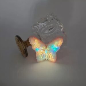 Fluorescent Butterfly Low Temperature Candle