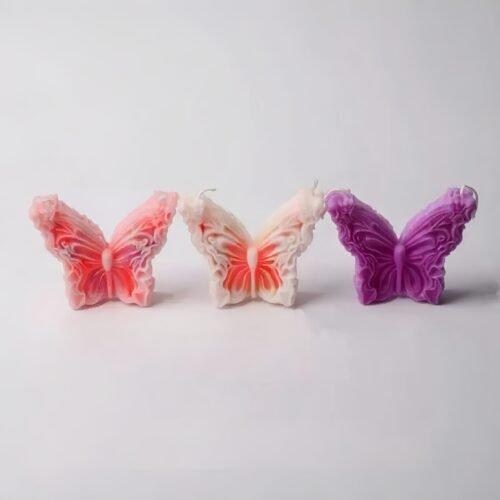 Fluorescent Butterfly Low Temperature Candle