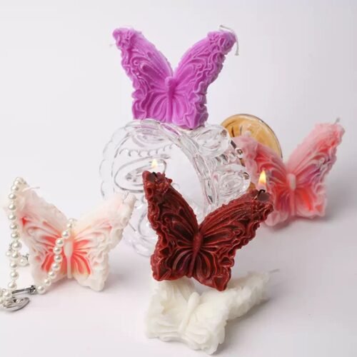 Fluorescent Butterfly Low Temperature Candle