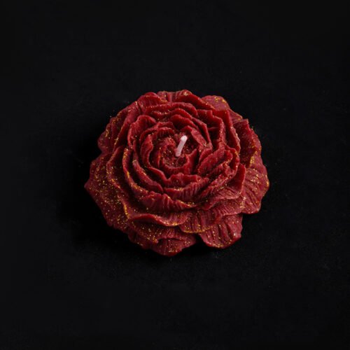 [Flame] Gilded Style Rose Low Temperature Candle