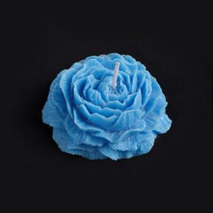[Cobalt] Gilded Style Rose Low Temperature Candle